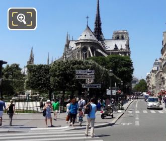Roads around Notre Dame