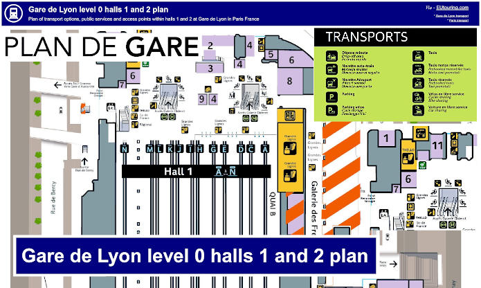 How to get to Gare de Lyon in Paris using public transport