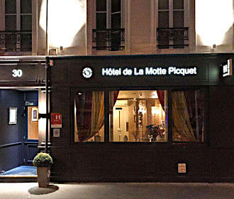 Hotel de la Motte Picquet Paris facade