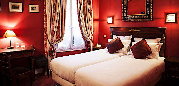 Hotel de la Motte Picquet twin room