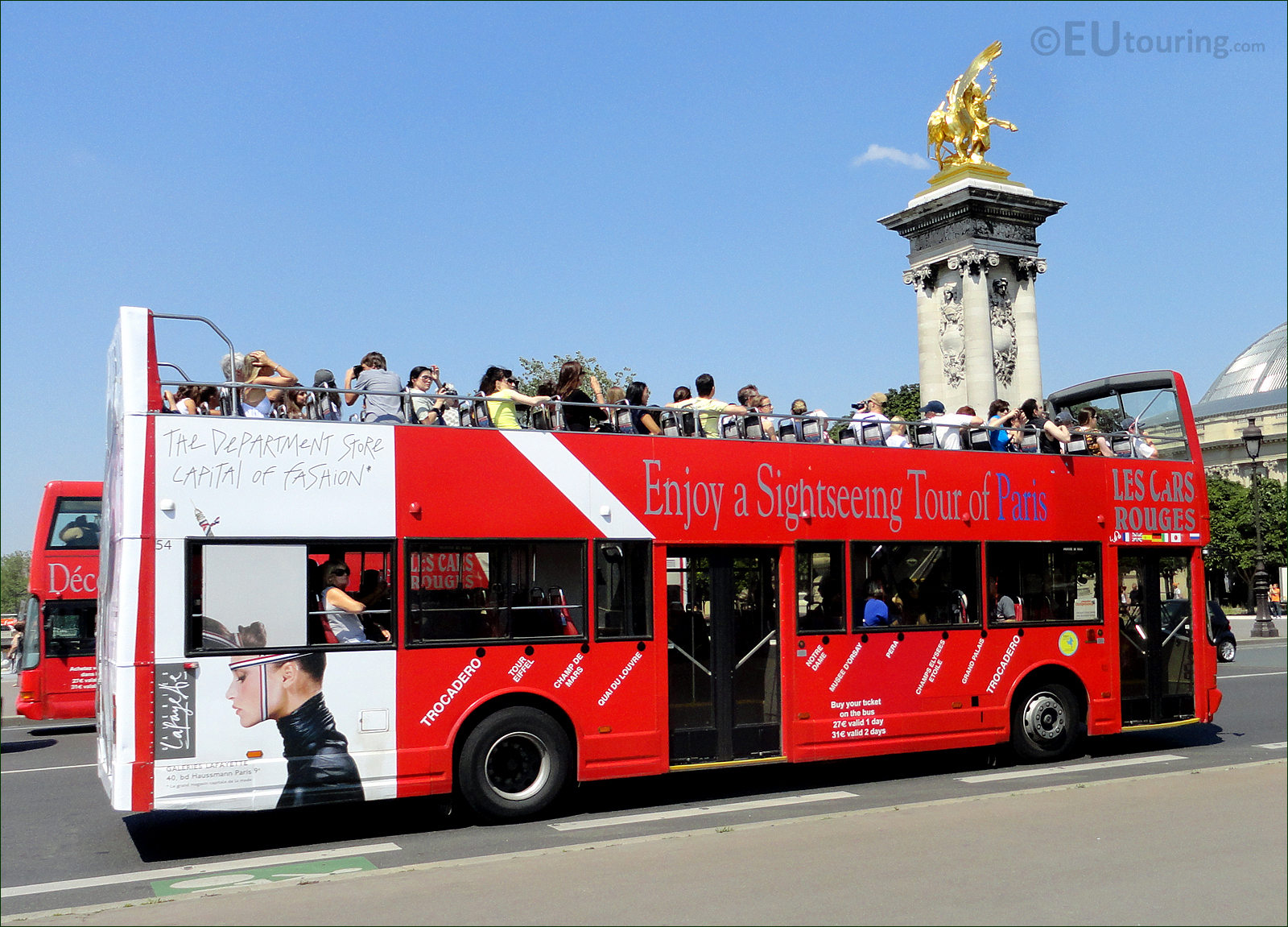 Sightseeing bus paris Tracsc