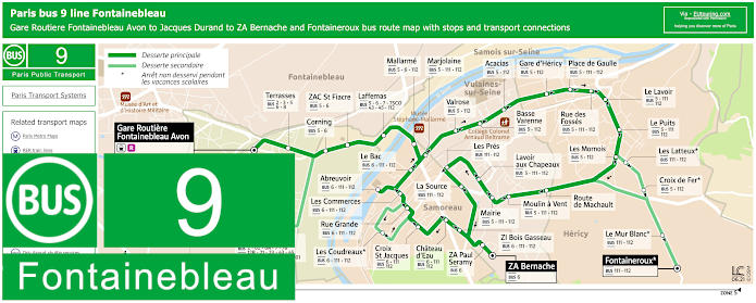 How to get to Chateau de Fontainebleau in Paris using public transport