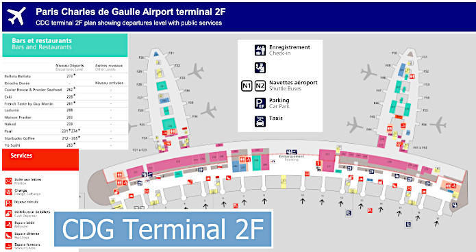 Map Of Charles De Gaulle Airport Terminals