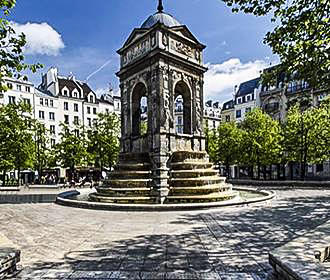 Place Joachim Du Bellay Also Called Square Des Innocents In Paris