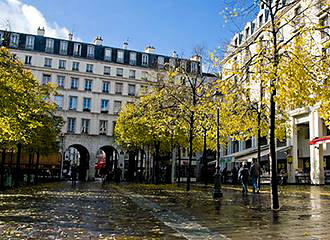 Place Joachim Du Bellay Also Called Square Des Innocents In Paris