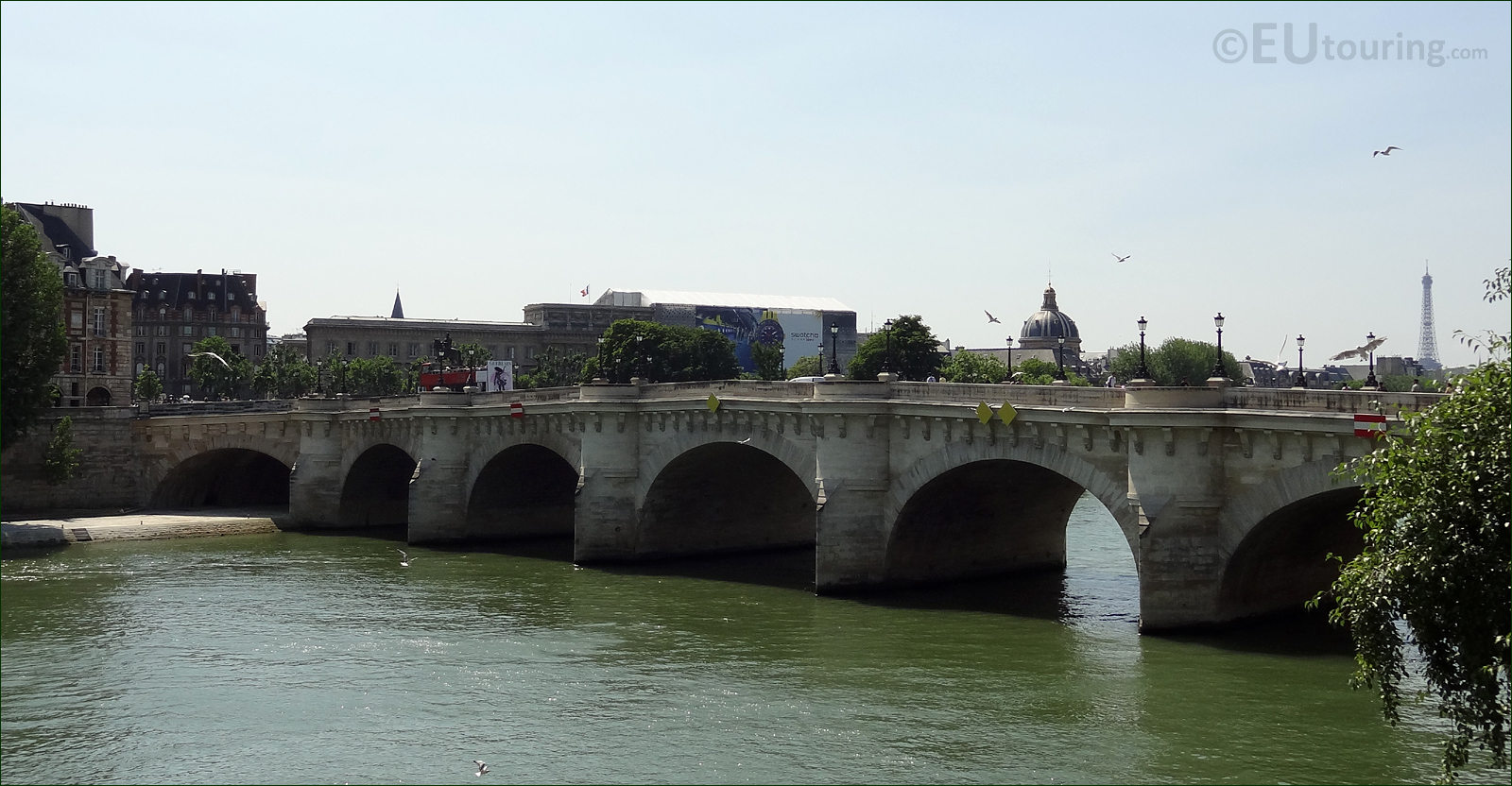 View of Pont Neuf, Ile De La Cite, Paris, France. Editorial Photo
