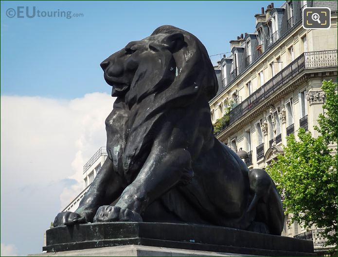The 1880 Lion of Belfort statue