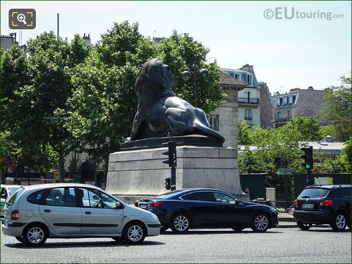 Denfert-Rochereau monument Lion of Belfort